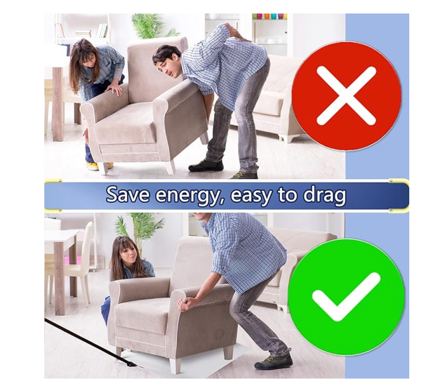 This 15lb chair requires a sliding mat?